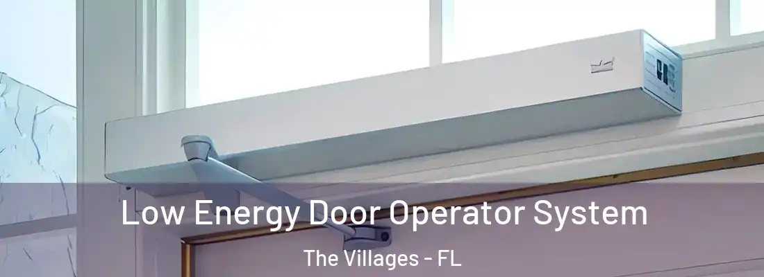 Low Energy Door Operator System The Villages - FL